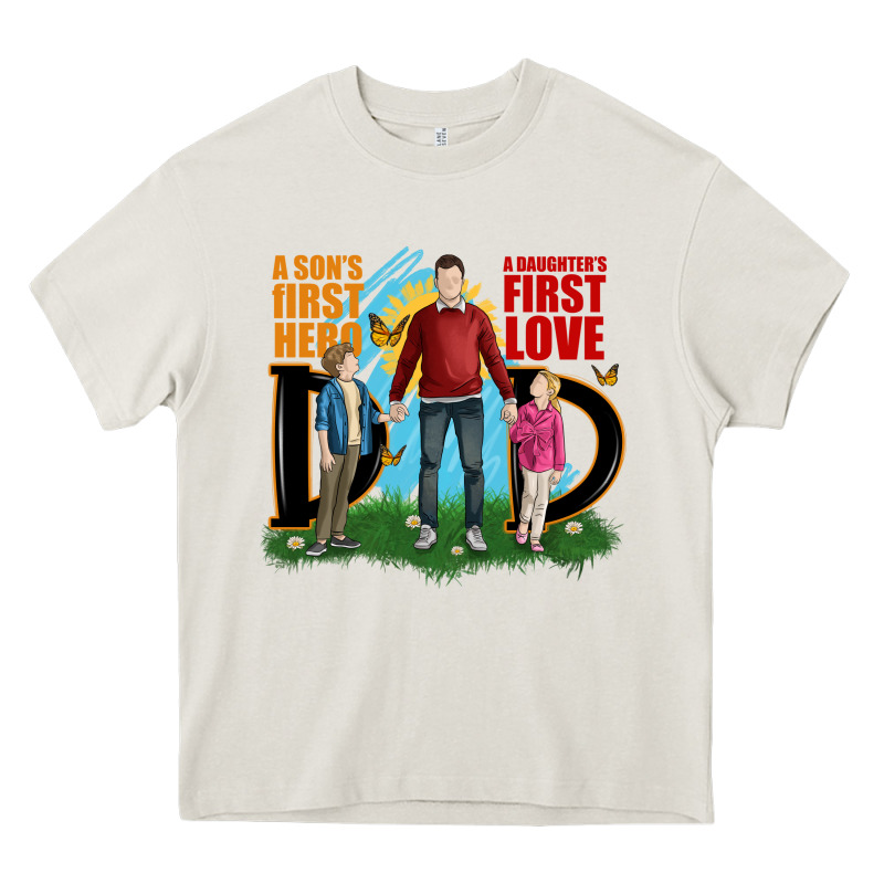 A Sons First Hero A Daughters First Love Heavy Core Tee by JahusDesignShop | Teevron