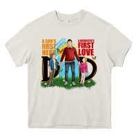 Cream a sons first hero a daughters first love Heavy Core Tee - JahusDesignShop