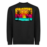 Black summer vibes Heavyweight Sweatshirt - CowCowDesign