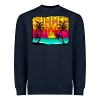 Navy summer vibes Heavyweight Sweatshirt - CowCowDesign