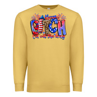 Antique Gold boom bitch get out the way Premium Sweatshirt - CowhideDigitalArt