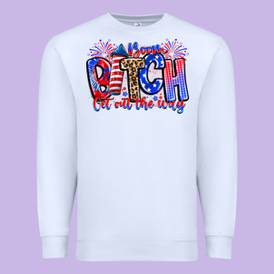 Boom Bitch Get Out The Way Premium Sweatshirt Designed By Cowhidedigitalart
