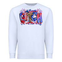 White boom bitch get out the way Premium Sweatshirt - CowhideDigitalArt