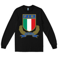 Black italian,rugby,federation Long Sleeve Tee - tuanDangUi