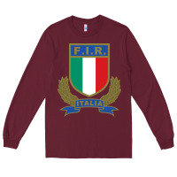 Burgundy italian,rugby,federation Long Sleeve Tee - tuanDangUi
