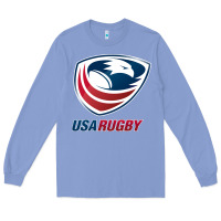 Colony Blue usa,rugby Long Sleeve Tee - tuanDangUi