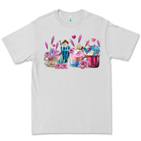 Dove Grey Unicorn Coffee Cups Premium Tee - MaliasSmallBusiness