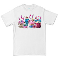 White Unicorn Coffee Cups Premium Tee - MaliasSmallBusiness