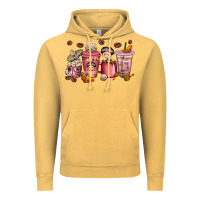Vintage Mustard cafecito y chisme coffee cups Vintage Hoodie - texasbilliewilder