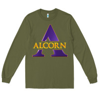 Army Green alcorn Long Sleeve Tee - tuanDangUi