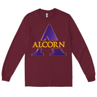 Burgundy alcorn Long Sleeve Tee - tuanDangUi