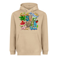 Mushroom summer time Heavyweight Hoodie - CowhideDigitalArt