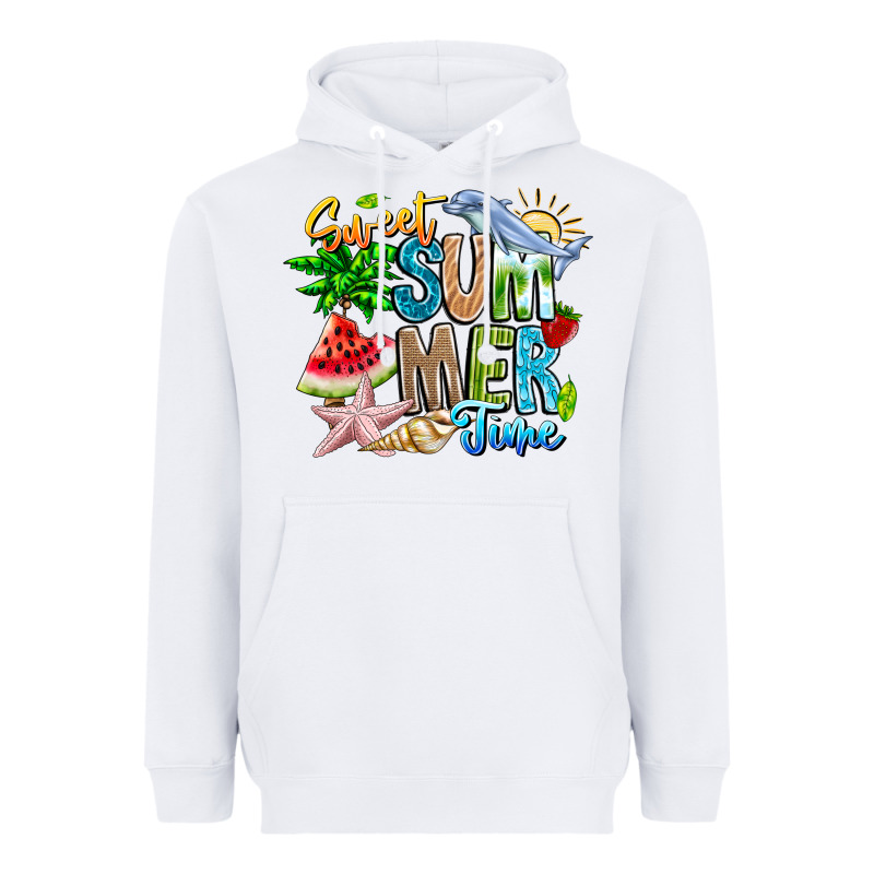 Summer Time Heavyweight Hoodie by CowhideDigitalArt | Teevron