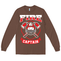 Chestnut fire captain firefighter fireman job Long Sleeve Tee - tuanDangUi