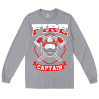 Heather Grey fire captain firefighter fireman job Long Sleeve Tee - tuanDangUi