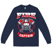 Navy fire captain firefighter fireman job Long Sleeve Tee - tuanDangUi