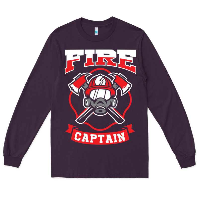 Fire Captain Firefighter Fireman Job Long Sleeve Tee by tuanDangUi | Teevron