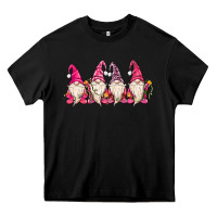 Black christmas gnomies Heavy Core Tee - MaliasSmallBusiness