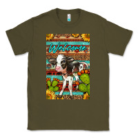 Army Green Welcome Cute Baby Calf Classic Tee - LillyAllenDesigns