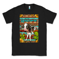 Black Welcome Cute Baby Calf Classic Tee - LillyAllenDesigns