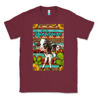Burgundy Welcome Cute Baby Calf Classic Tee - LillyAllenDesigns