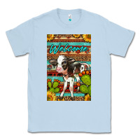 Dusty Blue Welcome Cute Baby Calf Classic Tee - LillyAllenDesigns
