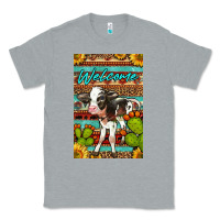 Heather Grey Welcome Cute Baby Calf Classic Tee - LillyAllenDesigns