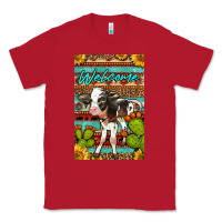 Red Welcome Cute Baby Calf Classic Tee - LillyAllenDesigns