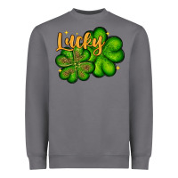 Storm St. Patrick's Lucky and shamrock Heavyweight Sweatshirt - OliviaCreatesArt