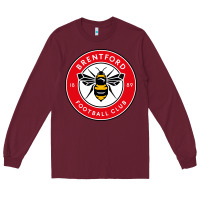 Burgundy brentford Long Sleeve Tee - tuanDangUi