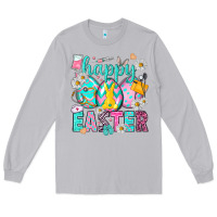 Moon Dust Happy Easter Egg Nurse Long Sleeve Tee - HowdyJamesFarm