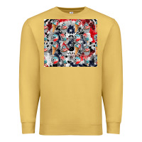 Antique Gold american ice cream Premium Sweatshirt - CowhideDigitalArt