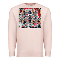 Pale Pink american ice cream Premium Sweatshirt - CowhideDigitalArt