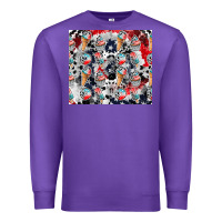 Purple american ice cream Premium Sweatshirt - CowhideDigitalArt