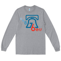Heather Grey bell,76ers Long Sleeve Tee - tuanDangUi