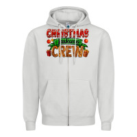 Dove Grey christmas baking crew with gifts Zipper Hoodie - FaDigitalArtStudio