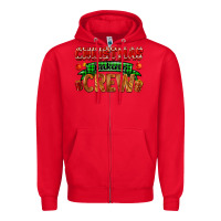 Red christmas baking crew with gifts Zipper Hoodie - FaDigitalArtStudio