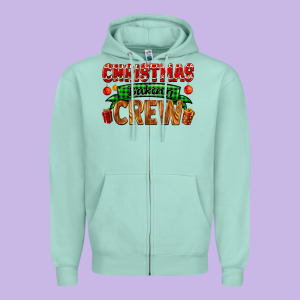 Christmas Baking Crew With Gifts Zipper Hoodie Designed By Fadigitalartstudio