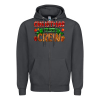 Smoke christmas baking crew with gifts Zipper Hoodie - FaDigitalArtStudio