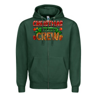 Sports Green christmas baking crew with gifts Zipper Hoodie - FaDigitalArtStudio