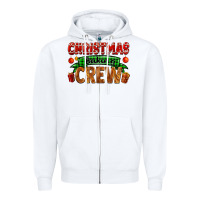White christmas baking crew with gifts Zipper Hoodie - FaDigitalArtStudio