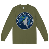 Army Green the timberwolves Long Sleeve Tee - tuanDangUi