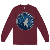 Burgundy the timberwolves Long Sleeve Tee - tuanDangUi