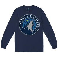 Navy the timberwolves Long Sleeve Tee - tuanDangUi