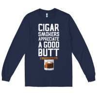 Navy funny cigar smoker humidor gift set cigar lover sm Long Sleeve Tee - tuanDangUi