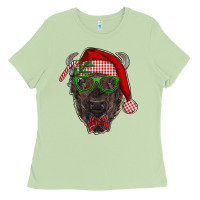 Matcha christmas bison Ladies Tee - RanaPortraitStore