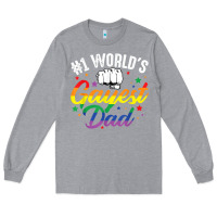 Heather Grey 1 worlds gayest dad funny fathers day lgbt pride r Long Sleeve Tee - tuanDangUi