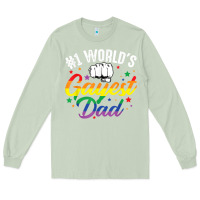 Matcha 1 worlds gayest dad funny fathers day lgbt pride r Long Sleeve Tee - tuanDangUi