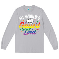 Moon Dust 1 worlds gayest dad funny fathers day lgbt pride r Long Sleeve Tee - tuanDangUi