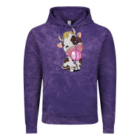 Cloud Purple cute cow Vintage Hoodie - texasbilliewilder